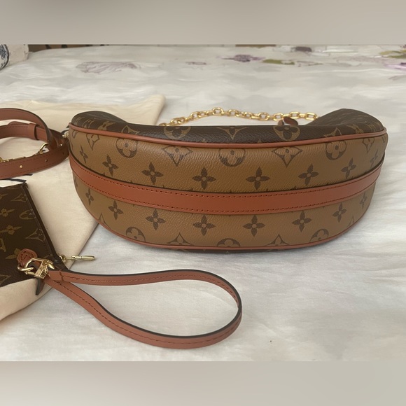 Louis Vuitton Loop Hobo GM Size  M46311 Monogram Reverse Canvas set - Picture 6 of 17